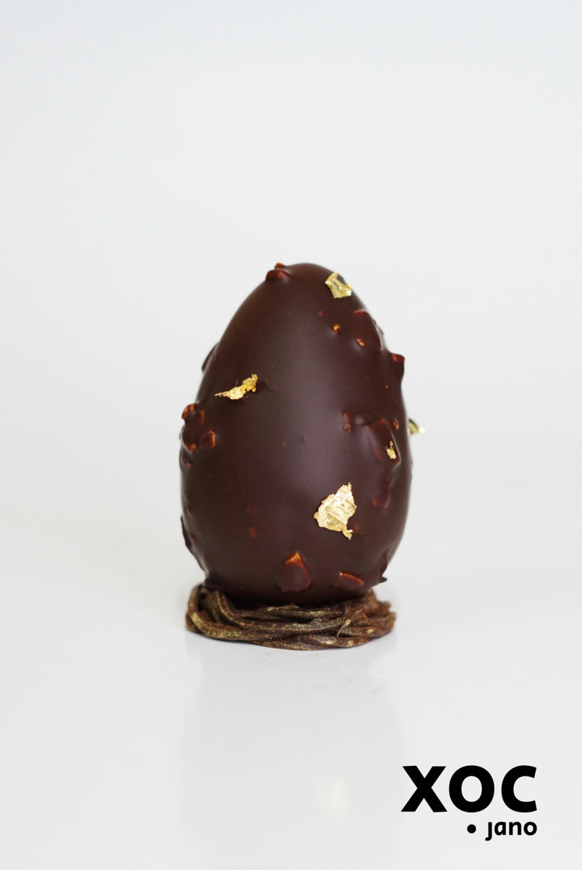 Huevo nido chocolate negro